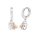 Roze en zilver